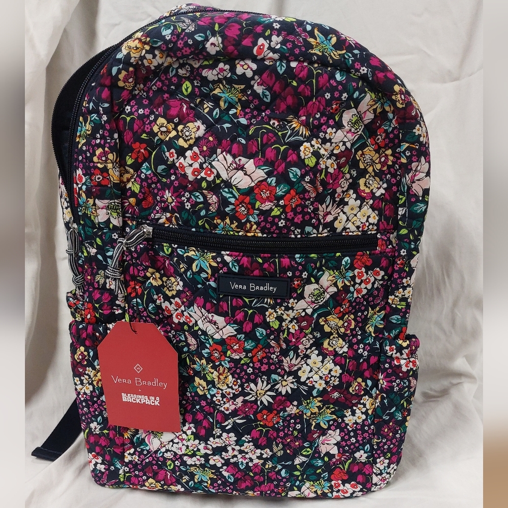 Nwt Vera Bradley campus backpack. color: itsy ditsy